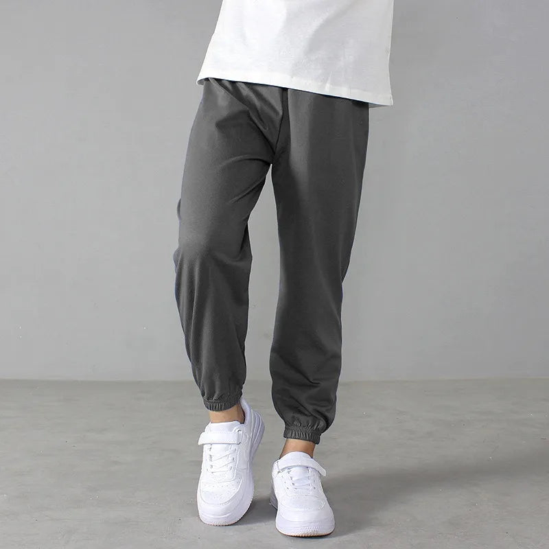 Unisex Toddler Jogger Pants Boys' Cotton Sweatpants Spring Baby Pants Children's Mosquito Trousers Summer Girls' Casual Clothes