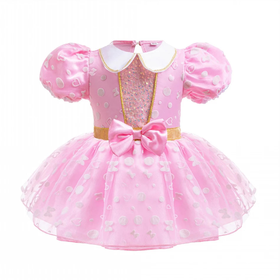 Baby Princess Romper for Girls with Headband 6M 12M Costume