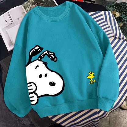 Snoopy Boys and girls sweatshirts shirt long-sleeved sweater coat