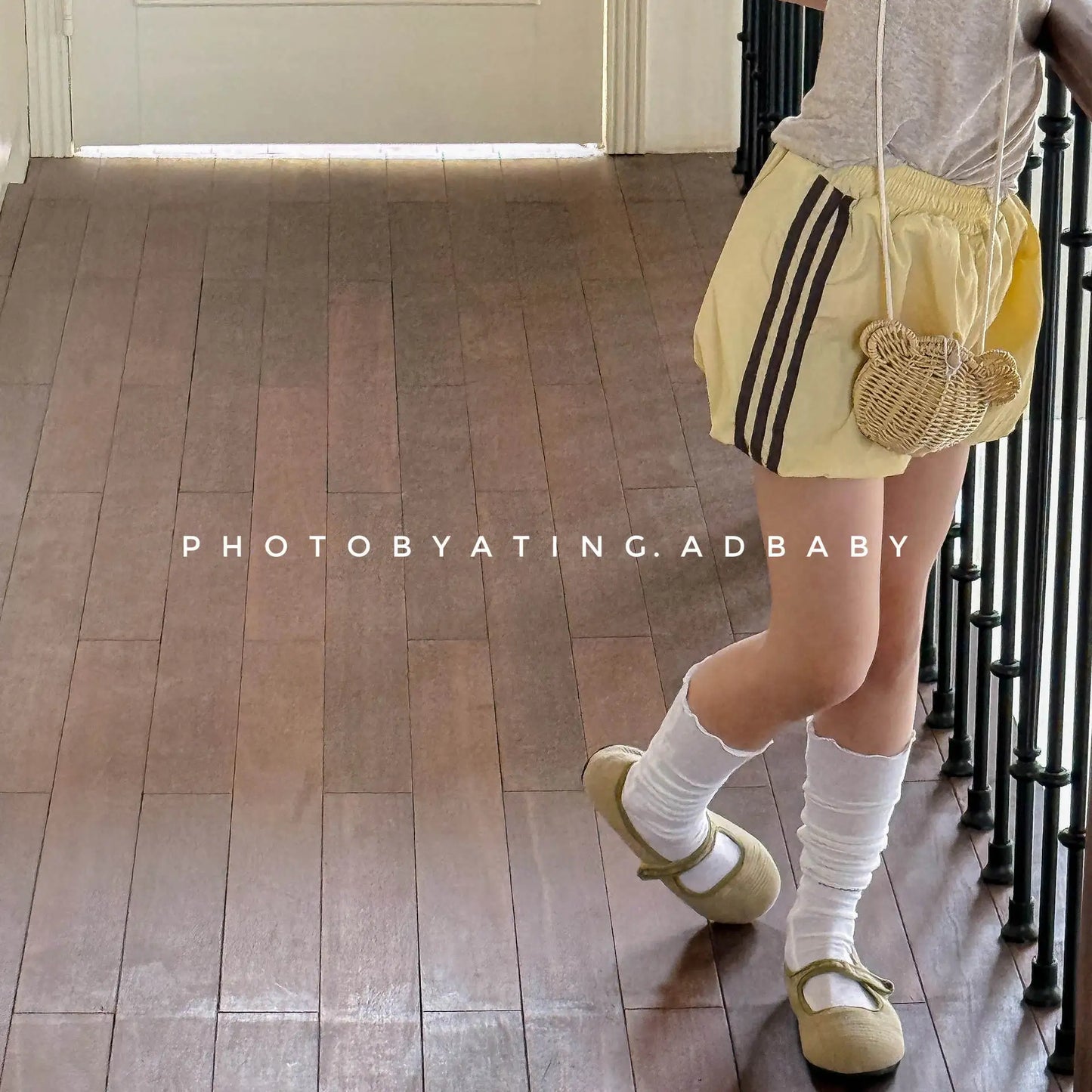 Children Shorts Girls Striped Shorts  Cotton Boys Casual Pants