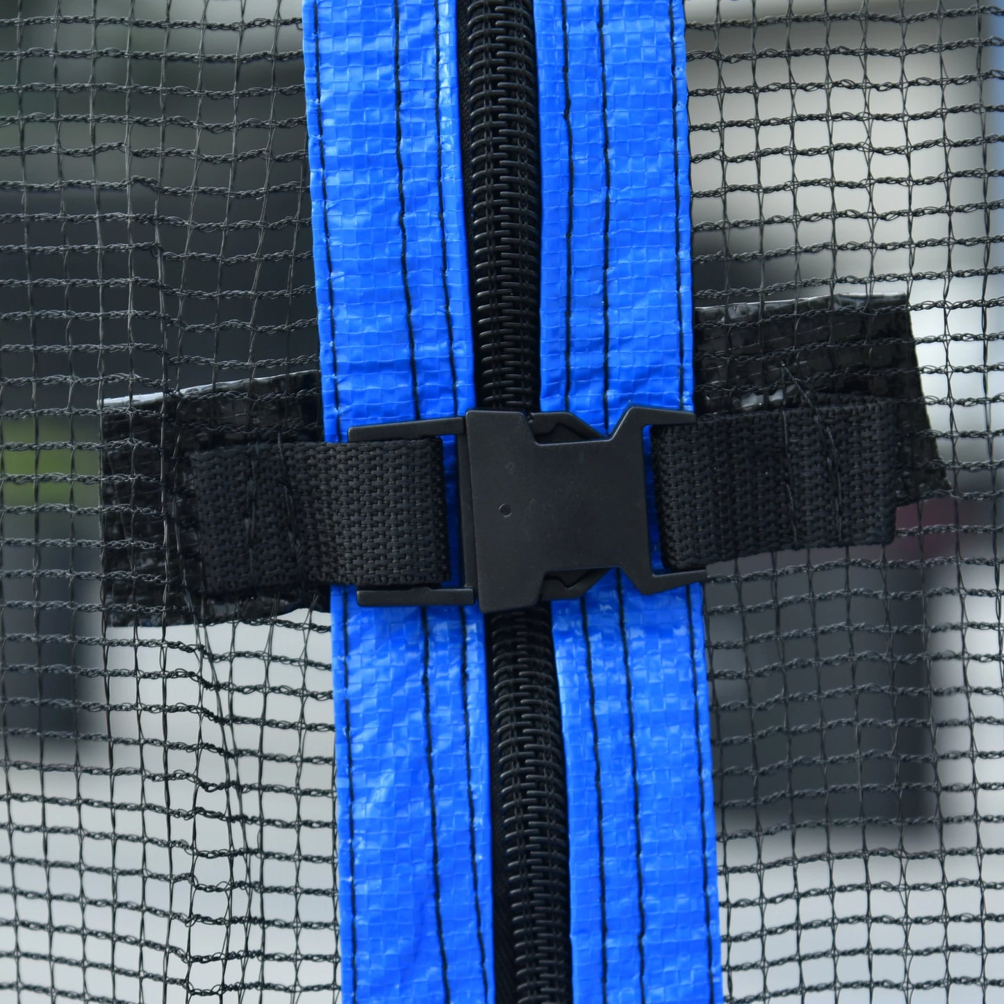 14FT Trampoline With Backboard, Outdoor Pumpkin Trampoline With Enclosure Net And Ladder For Kids Teens & Grown-ups