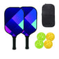 Pickleball Paddle Set Rackets  Lightweight Core 4 Balls Racquet Cover Carrying Bag