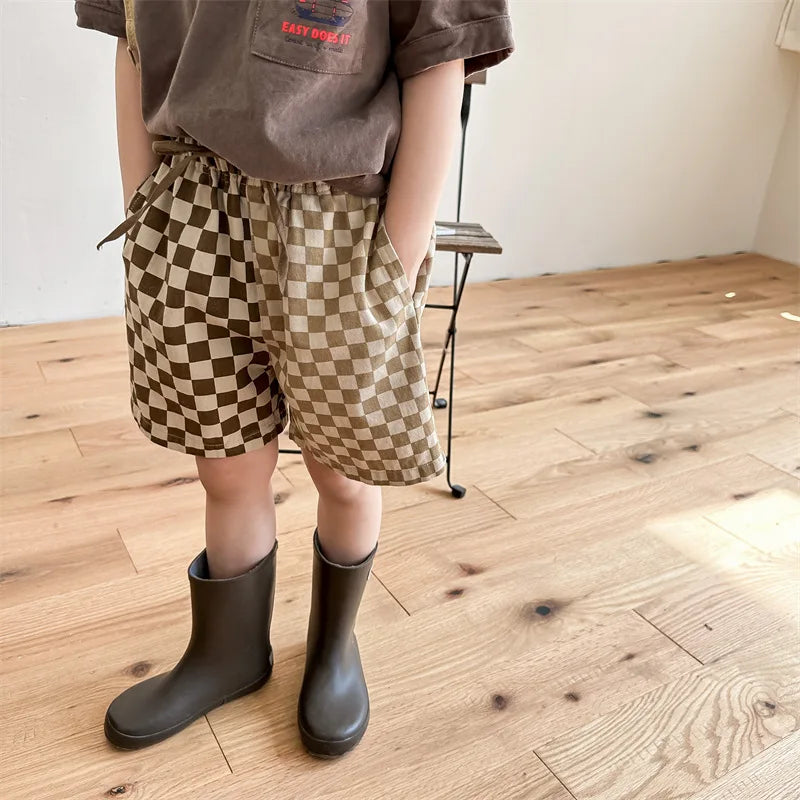 Children Summer Patchwork Shorts Baby Girls Short Pants For Boys New Fashion