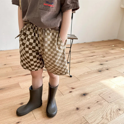 Children Summer Patchwork Shorts Baby Girls Short Pants For Boys New Fashion