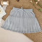 Spring Toddlers Girls Knitted Layered Skirts Ruffles Girls Pleated Skirts