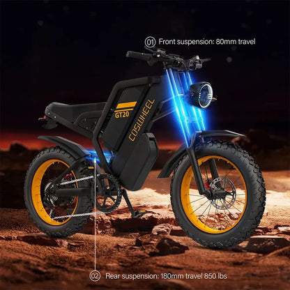 1500/3000W Electric bike 48V 25ah/40AH Mountain bikes Electric Off Road Bike Fat Tires Ebike