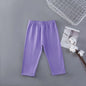 Candy Color Leggings Girls, Calf-Length Cotton Slim pants