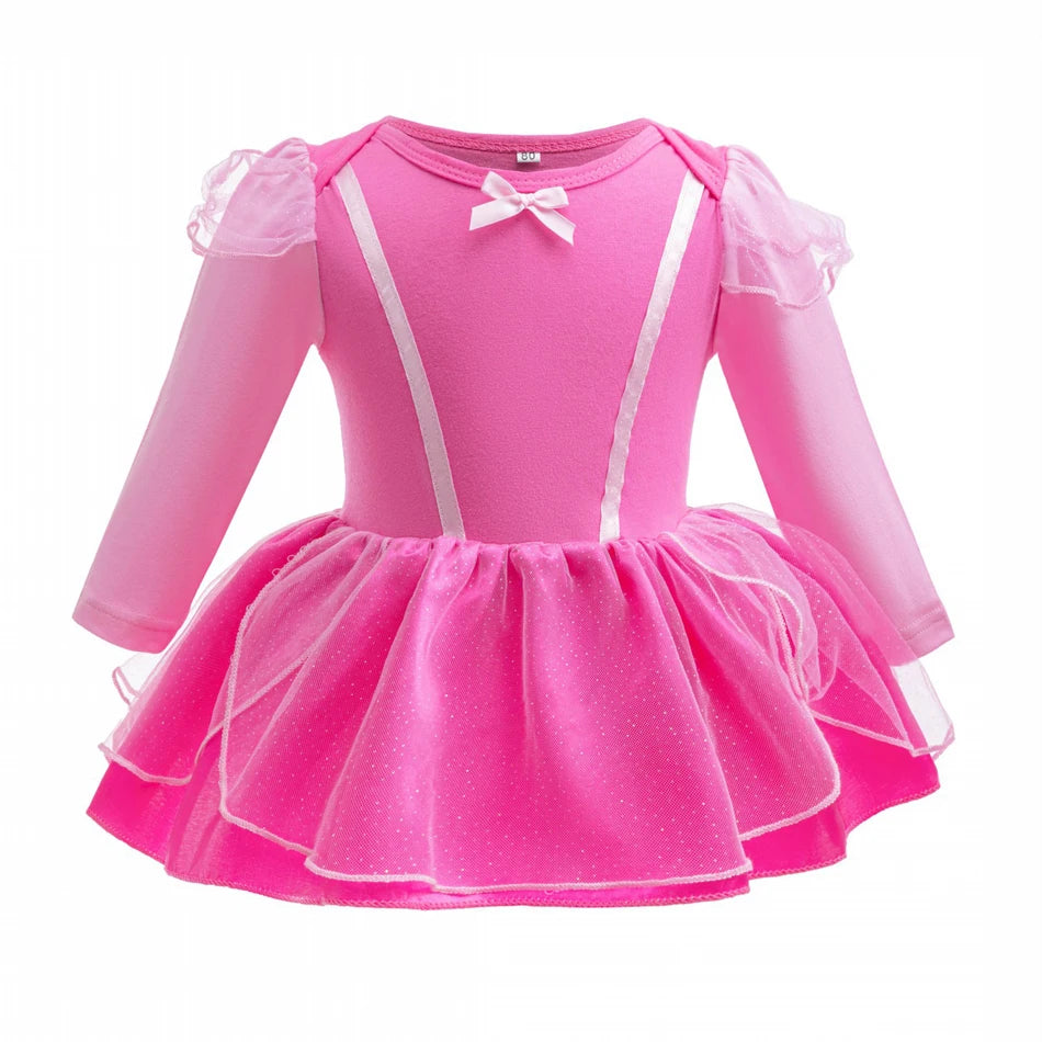 Baby Princess Romper for Girls with Headband 6M 12M Costume