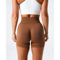 Spandex Solid Seamless Shorts Women  Workout Tights Fitness Yoga Pants