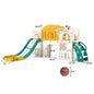 8 In 1 Toddler Slide Indoor or outdoor Playground set,  for kids ages 1-3