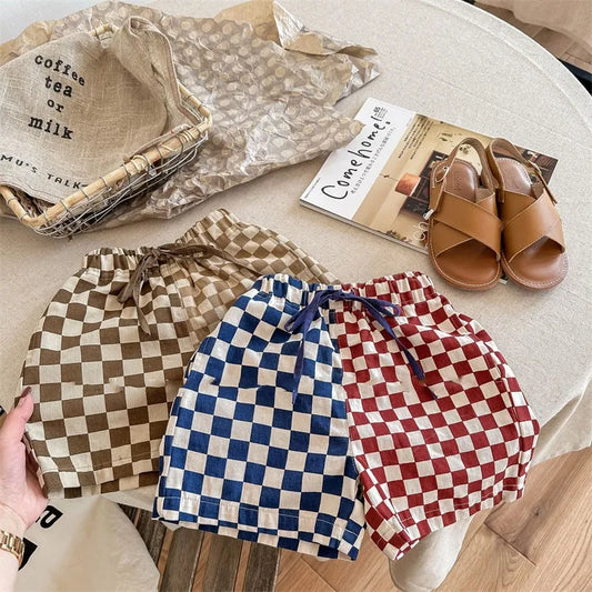 Children Summer Patchwork Shorts Baby Girls Short Pants For Boys New Fashion