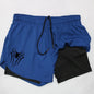 2 in 1 Men's Gym Shorts Fitness Quick Dry Sports Performance running shorts