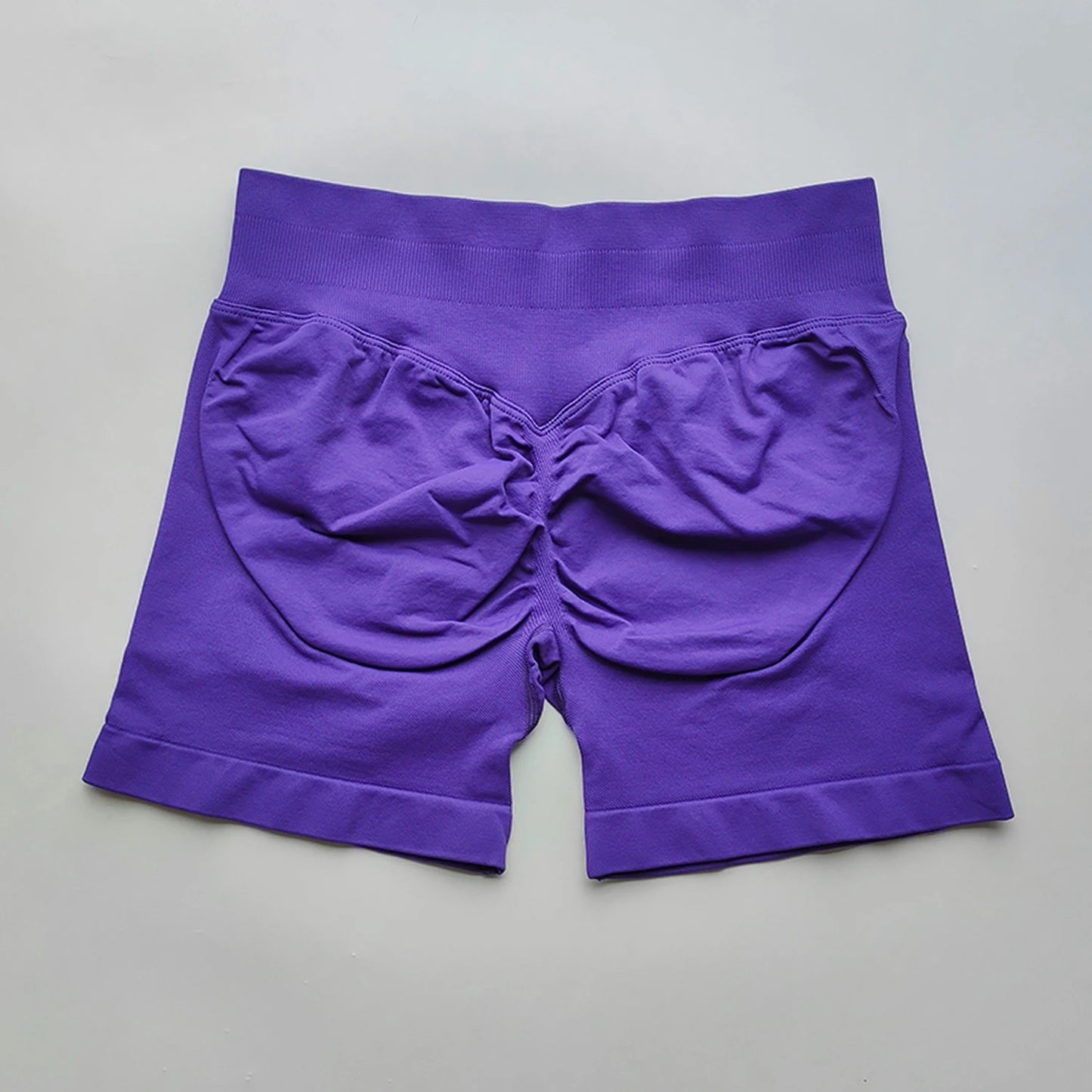 Shorts Seamless Gym Shorts Women, Fitness Sports Low Ribbed Band Workout Shorts