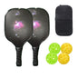 Pickleball Paddle Set Rackets  Lightweight Core 4 Balls Racquet Cover Carrying Bag