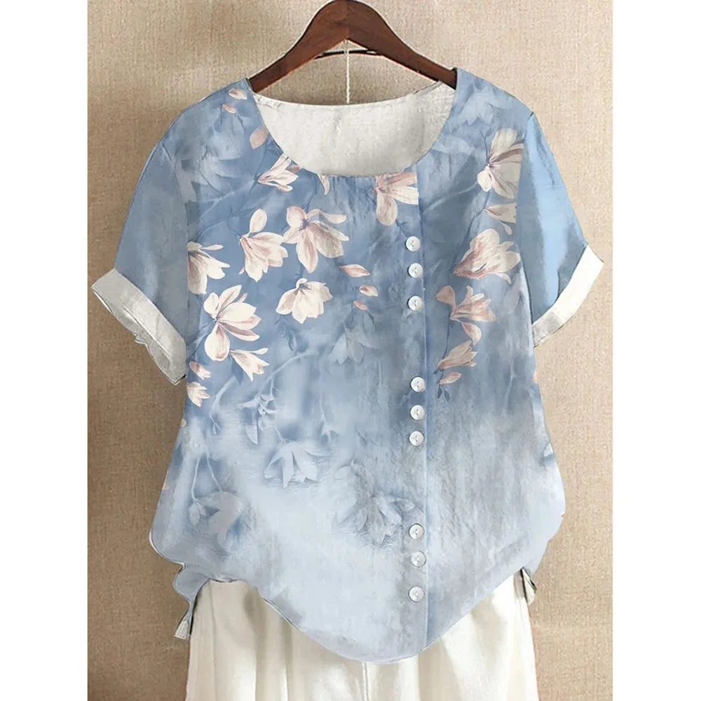 Short Sleeve T-shirts Woman Tops Loose fit T Shirt Women Clothes