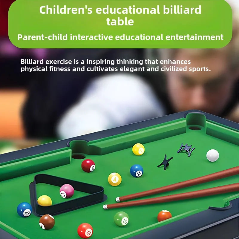 Fun Billiards table game , whole family, enhance parent-child interaction