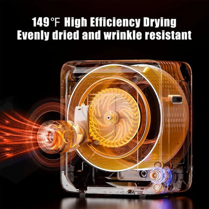 Portable Washer and Dryer Combo Set, Fully Automatic Washing Machine,  Portable Dryer, Compact Washer