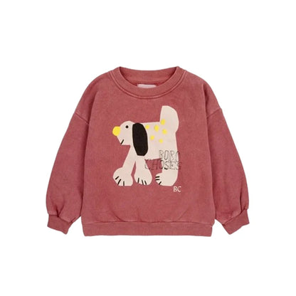 Children's Spring Autumn Hoodie Cartoon Print Unisex Sweatshirts
