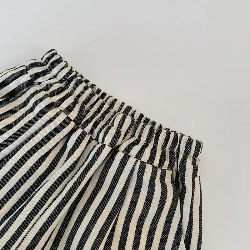 Summer Shorts For Boys Striped  Toddler Cotton