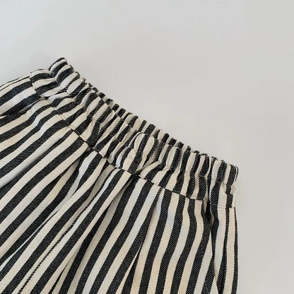 Summer Shorts For Boys Striped  Toddler Cotton
