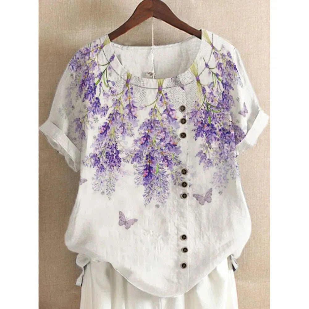 Short Sleeve T-shirts Woman Tops Loose fit T Shirt Women Clothes