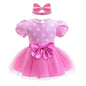 Baby Princess Romper for Girls with Headband 6M 12M Costume