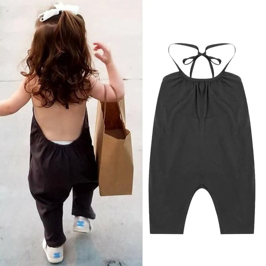 Toddler Jumpsuit Baby Clothes Girls Children Fashion Overalls Pants 1-8 Years