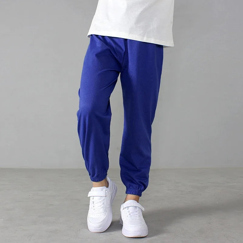 Unisex Toddler Jogger Pants Boys' Cotton Sweatpants Spring Baby Pants Children's Mosquito Trousers Summer Girls' Casual Clothes