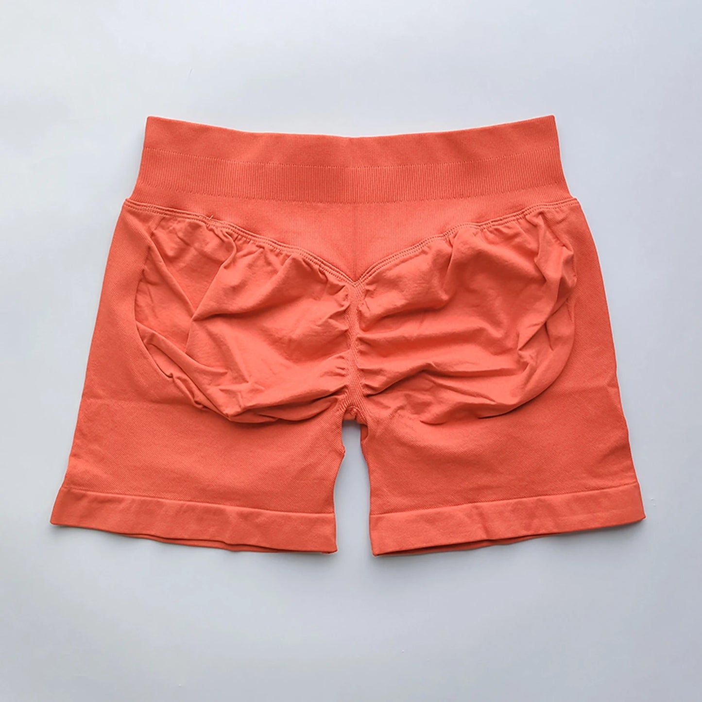 Shorts Seamless Gym Shorts Women, Fitness Sports Low Ribbed Band Workout Shorts