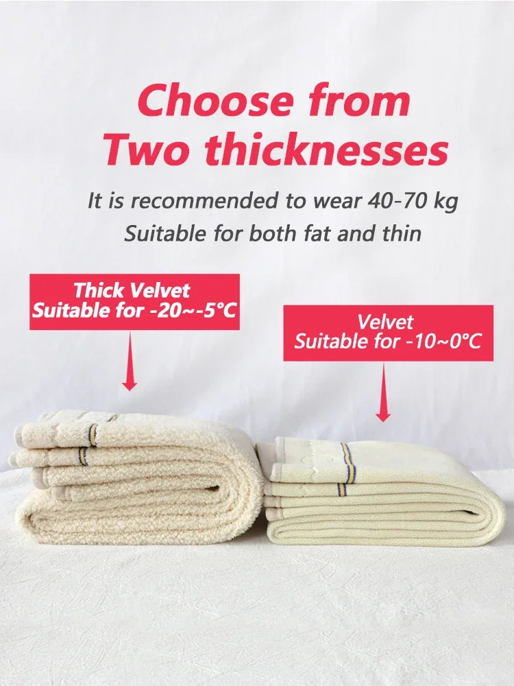 Women's Warm Leggings Soft with Fleece Thermal Pants Gray High Waist Leggings Skinny Thick Velvet Winter Leggings