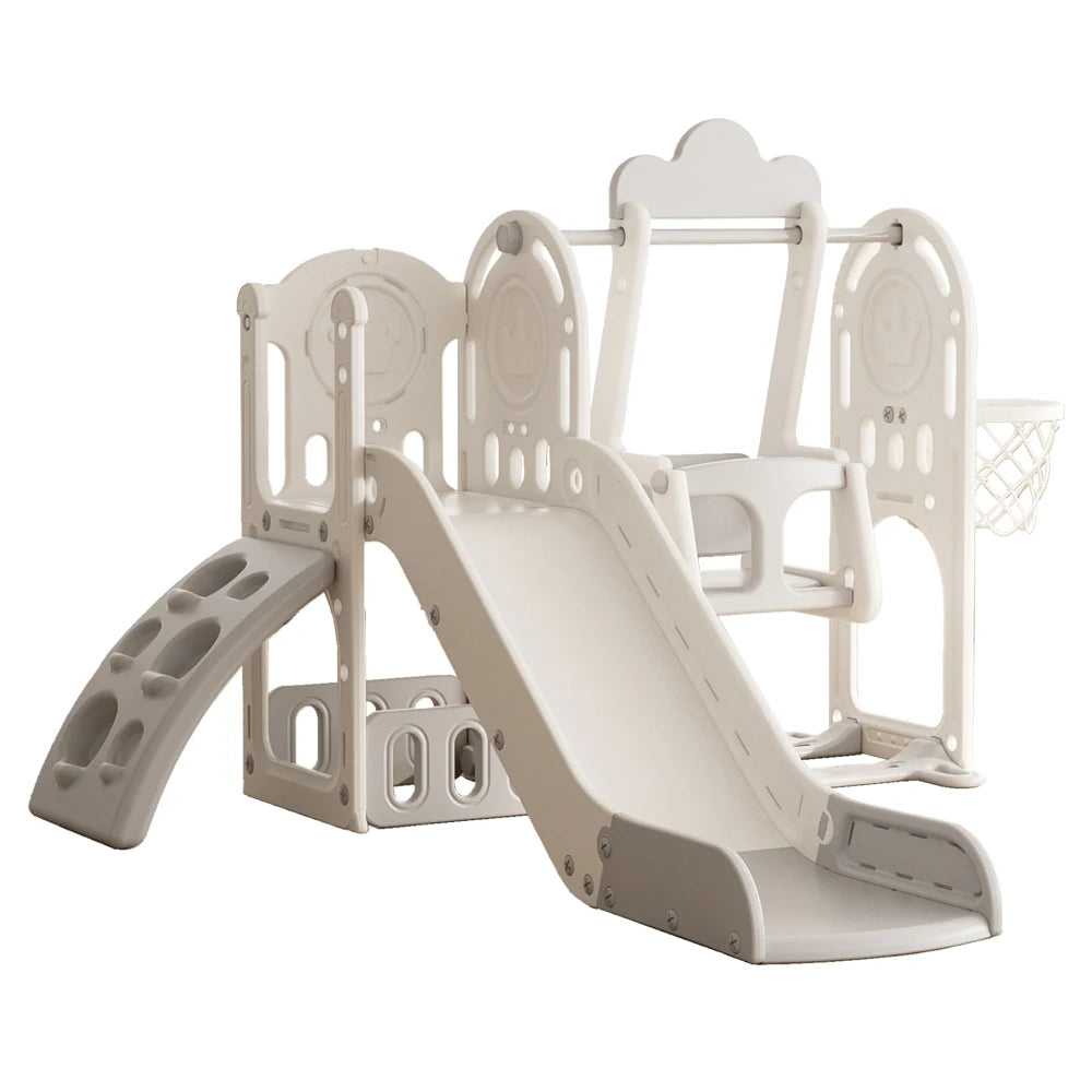 Kids Slide for Toddlers Age 1-4, 11in 1 Baby Slide Outdoor Indoor Playground with Basketball Hoop