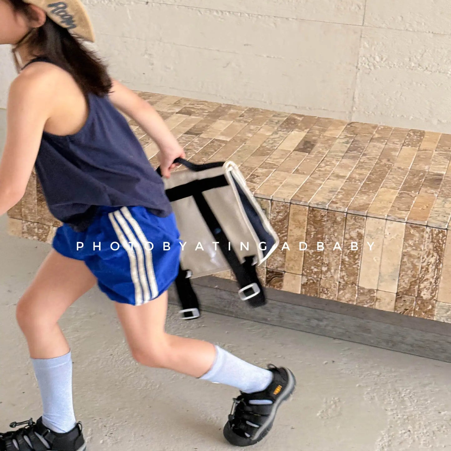 Children Shorts Girls Striped Shorts  Cotton Boys Casual Pants