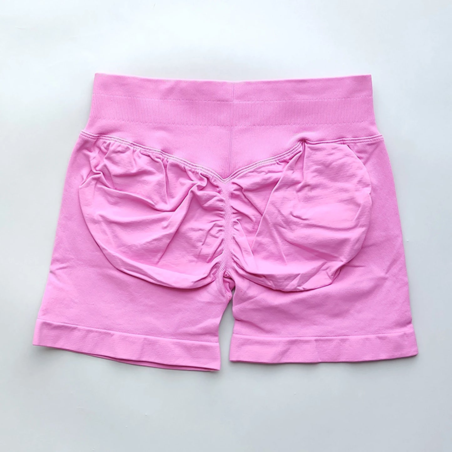 Shorts Seamless Gym Shorts Women, Fitness Sports Low Ribbed Band Workout Shorts