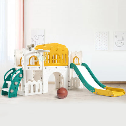 8 In 1 Toddler Slide Indoor or outdoor Playground set,  for kids ages 1-3