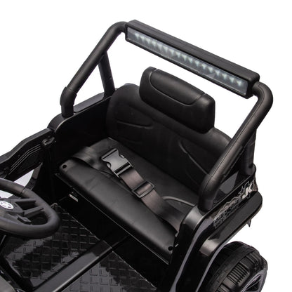 12V Kids Ride On Electric Truck Car W/Parents Control,2WD,Four-wheel suspension,Early education function,Adjustable volume