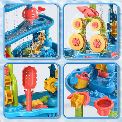 Sand and water table children's  outdoor table for 3-5 year old boys and girls