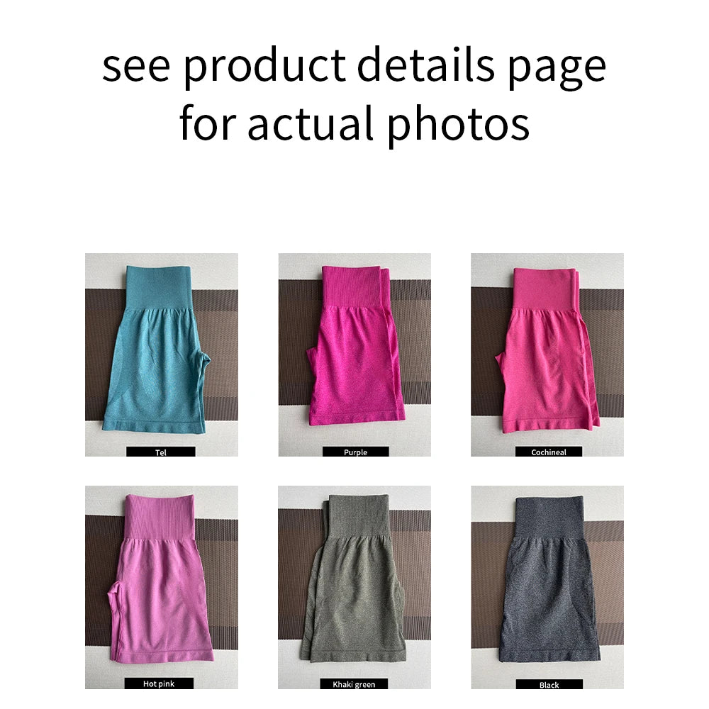 Seamless Shorts Women  Workout Shorts Fitness Yoga Shorts leggings cycling pants
