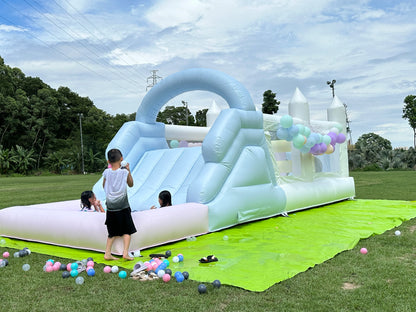 Inflatable  Water Sildes, Ball Pool, Jungle Gym,  Water Play Equipment With 1100W Air Blower