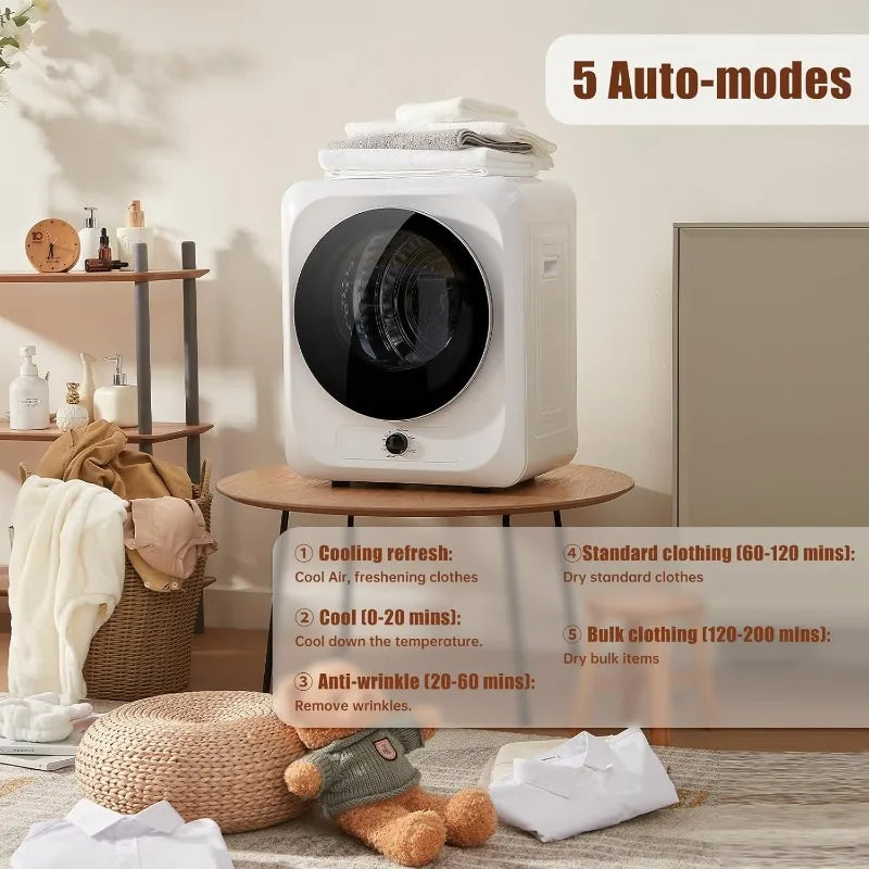 Portable Washer and Dryer Combo Set, Fully Automatic Washing Machine,  Portable Dryer, Compact Washer