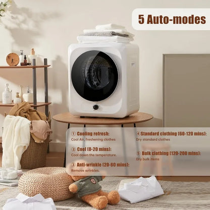 Portable Washer and Dryer Combo Set, Fully Automatic Washing Machine,  Portable Dryer, Compact Washer