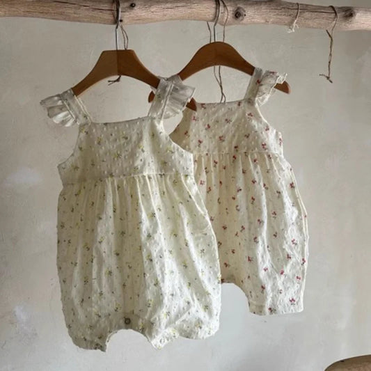 Newborn Baby Girl Romper Sleeveless Baby Girls Jumpsuit 0-24M Baby Girls Clothes