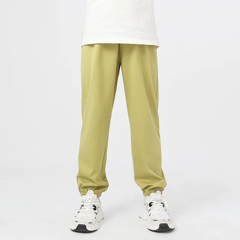 Unisex Toddler Jogger Pants Boys' Cotton Sweatpants Spring Baby Pants Children's Mosquito Trousers Summer Girls' Casual Clothes