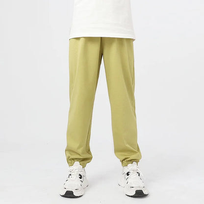 Unisex Toddler Jogger Pants Boys' Cotton Sweatpants Spring Baby Pants Children's Mosquito Trousers Summer Girls' Casual Clothes