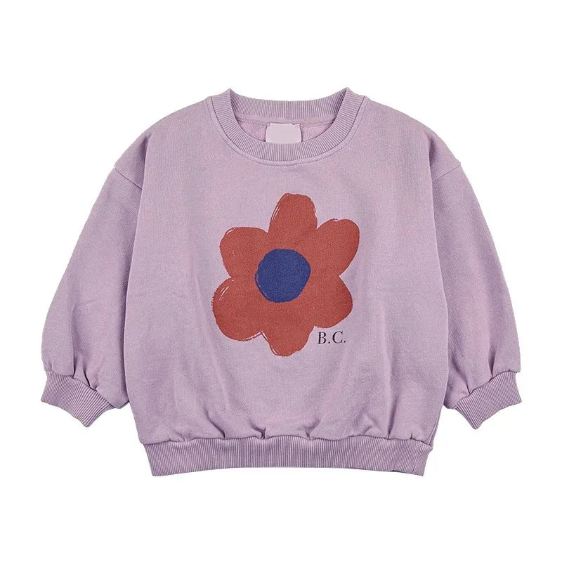 Children's Spring Autumn Hoodie Cartoon Print Unisex Sweatshirts