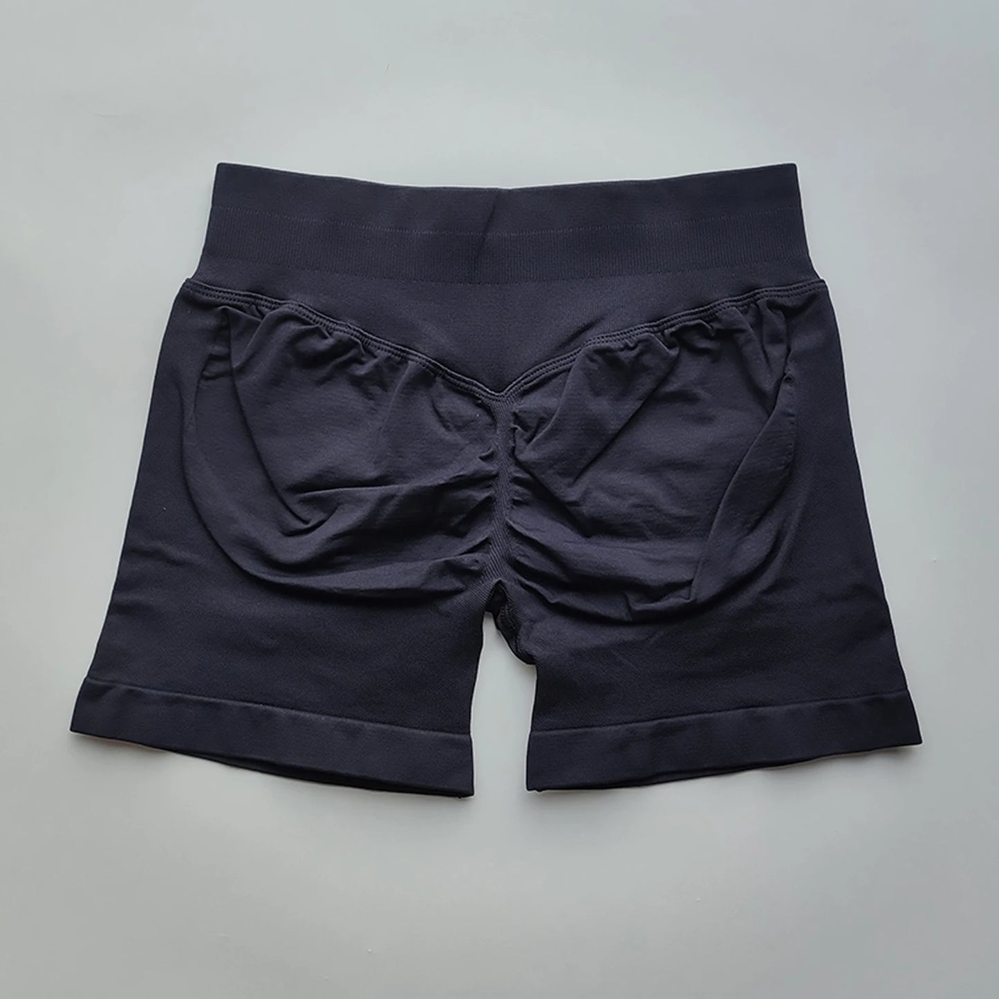 Shorts Seamless Gym Shorts Women, Fitness Sports Low Ribbed Band Workout Shorts