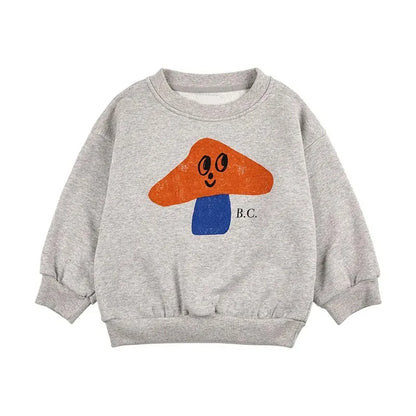Children's Spring Autumn Hoodie Cartoon Print Unisex Sweatshirts