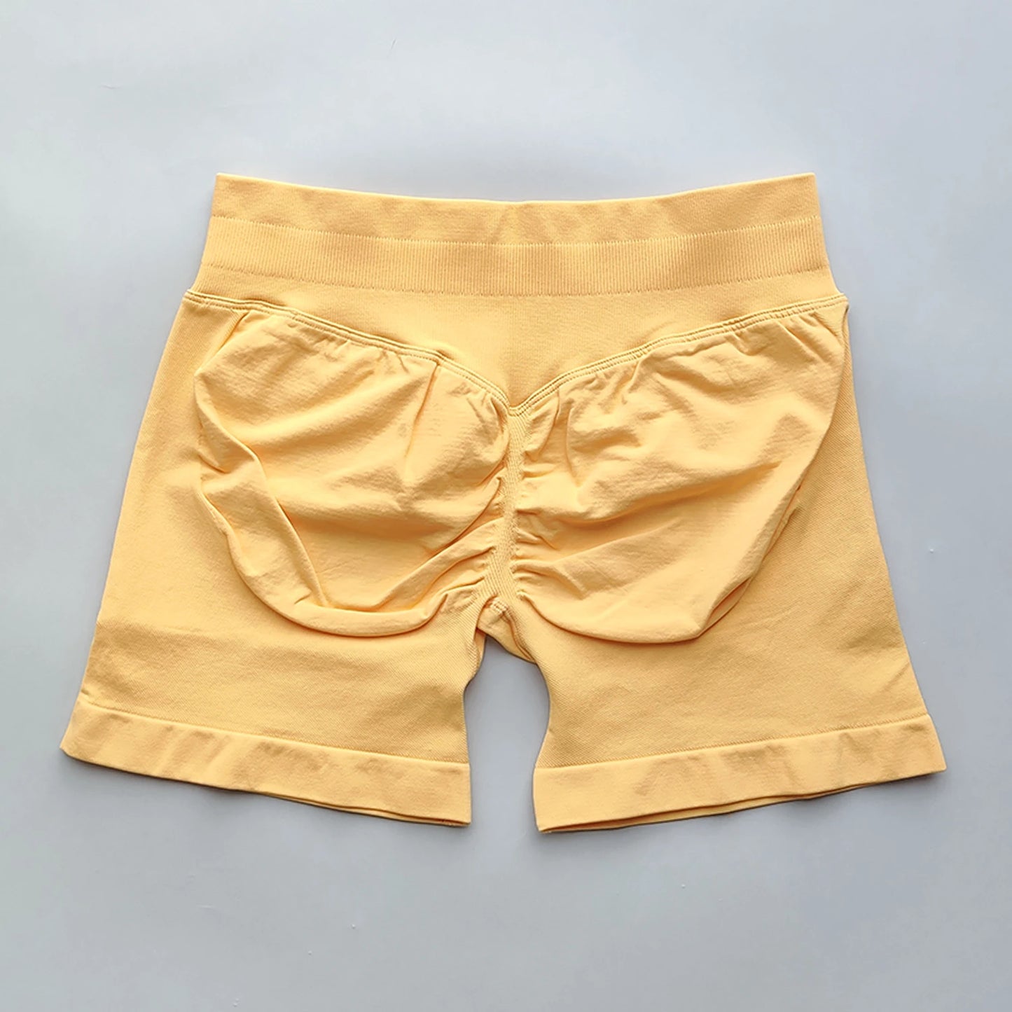Shorts Seamless Gym Shorts Women, Fitness Sports Low Ribbed Band Workout Shorts