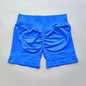 Shorts Seamless Gym Shorts Women, Fitness Sports Low Ribbed Band Workout Shorts
