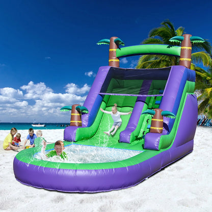 Children's Playground Inflatable water slide, bounce house and a 1100W Air blower 21ft/6.4M