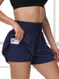 2 in 1 Athletic Shorts for Women High Waisted Gym Yoga running.